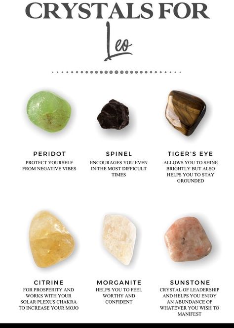 Leo Crystals Stones, Leo Gemstones, Crystals For Leo, Leo Crystals, Crystals Astrology, The Crystals, Astrology Leo, Best Crystals, Crystal Guide