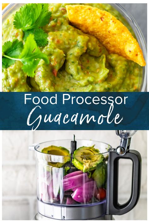 Best Beef Enchilada Recipe, Ninja Food Processor, Quick Guacamole, Easy Guacamole Recipe, Easy Pudding, Food Processor Uses, Processor Recipes, Dip Dip, Beef Enchilada Recipe