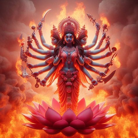 Enchanting 3D Representations of Maa Adi Shakti: Celebrate the divine feminine energy with these exquisite 3D images of Maa Adi Shakti, portraying her as the ultimate source of power, wisdom, and strength. Cute Maa Durga Images, Adi Shakti, Maa Durga Image, Ram Image, Divine Feminine Energy, Durga Images, Hanuman Images, God Images, The Divine Feminine