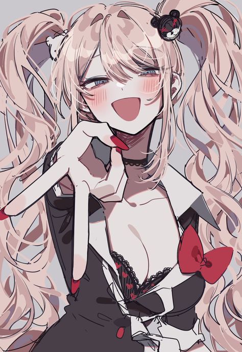 Enoshima Junko, Danganronpa Junko, Junko Enoshima, Danganronpa 1, Trigger Happy Havoc, Danganronpa Characters, 영감을 주는 캐릭터, Film Serie, Visual Novel