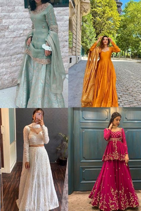 Dresses For Friends Wedding Indian, Sister’s Wedding Outfits, Dress Ideas For Sisters Wedding Indian, Bride Sister Outfit Indian, Bride Sister Outfit For Wedding, Lehenga Designs For Sisters Wedding, Sister Wedding Lehenga, Lehenga For Marriage Function, Indian Wedding Outfits For Grooms Sister