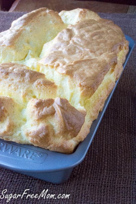 cloud bread loaf6 (1 of 1) Cloud Bread Loaf, Recipe With Cottage Cheese, Cottage Cheese Bread, Cloud Bread Recipe, Mini Hamburgers, Sugar Bread, Chocolate Zucchini Bread, Cloud Bread, Zucchini Bread Recipes