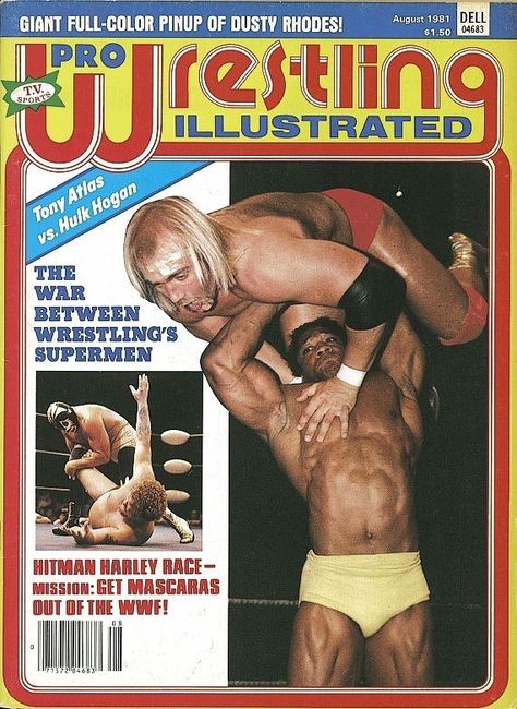 Tony Atlas slamming Hulk Hogan - cover of Pro Wrestling Illustrated Tony Atlas, Harley Race, Lex Luger, Wrestling Stars, Wwe Legends, Sports Celebrities, Hulk Hogan, Wrestling Superstars, Professional Wrestler