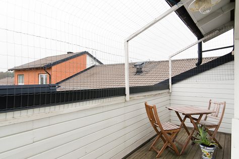 safe balcony for the cats Screened In Balcony, Spain Balcony, Balcony Net, Cat Proof Balcony, Cat Balcony, Apartment Cat, Critter Crafts, Open Balcony, Balcony Inspiration