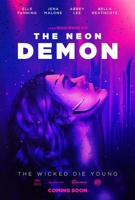 The Neon Demon (2016) Neon Demon Movie, Neon Demon, The Neon Demon, Author Branding, Tv Series Online, Moving To Los Angeles, Movie Poster Wall, Keys Art, Alternative Movie Posters