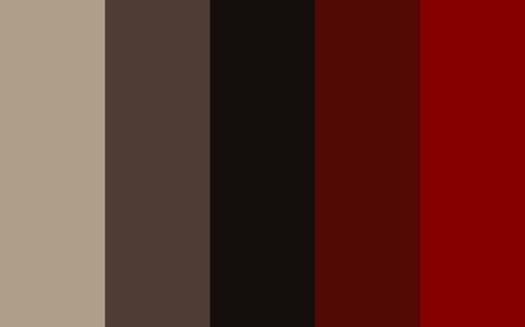 Black And Red Palette Color, Emo Color Palette, Red Pallete Color, Vampire Color Palette, Red And Black Color Palette, Red Color Palette, Flat Color Palette, Black Color Palette, Wolf Teeth