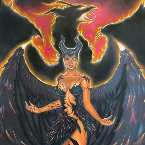 Maleficent Phoenix Form, Maleficent Art, Surprise Me, Maleficent, Christmas Present, Anime Naruto, Beautiful Artwork, Christmas Presents, My Mom