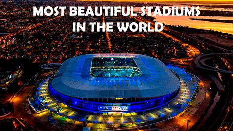 What can we look forward to new arena designs? Sports and entertainment facilities is an emerging market. With new technologies and advancement in Artificial Intelligence along with high-speed internet, Virtual Reality, the future looks exciting. https://discountpetdeals.com/pages/stadiums-near-me Soccer City Stadium, Stadium Architecture, Stadium Design, Soccer Stadium, Fc Porto, Stadium Tour, Wembley Stadium, Football Stadiums, Famous Singers