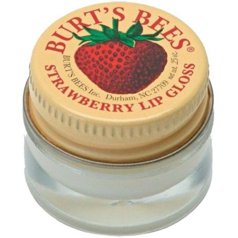 Burt bees strawberry gloss Strawberry Lip Gloss, Burts Bees Lip Gloss, Strawberry Shortcake Outfits, Makeup Lip Gloss, Burts Bees Lip, Burt's Bees, Products Makeup, Burts Bees, Makeup Lip