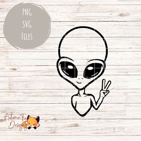 Alien Svg Free, Alien Peace Sign Tattoo, Alien Peace Sign, Alien Drawing Sketches, Alien Svg, Cute Alien Tattoo, Alien Drawing, Alien Vector, Casino Tattoo