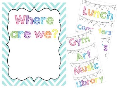 Free "where are we?" sign Classroom Where Are We Sign, Where Are We Classroom Sign Editable, Where Are We Classroom Sign, Second Grade Classroom Decor, Student Work Display, Third Grade Lesson Plans, School Blackboard, Preschool Charts, Daycare Organization