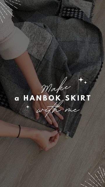 Sara SJ Kim | 📽 Sewing Therapy on Instagram: "✨Make a Hanbok Skirt with Me✨ I just realized I haven’t yet shared the process of sewing my Hanbok Skirt, so here it is! 🥰 Join me in making a Hanbok Skirt if you haven’t yet! First, we’ll tackle the ties. Cut waistbands in two distinct colours for a versatile, reversible look. If necessary, add interfacing for structure. Sew together one short end of each waistband, right sides facing, leaving a gap for the ties. Next, we delve into the art of pleating – a skill you’ll refine with each skirt you make. Sew the pleats into place. Sandwich the ties between the waistbands’ right sides and stitch along the perimeter. For thicker fabrics, trim the corners to ensure a clean finish. Then, flip the waistband right side out. Conceal the seam with the Hanbok Skirt, Skirt Sewing Tutorial, I Just Realized, Diy Sewing Pattern, Pleated Fabric, Skirt Pattern, Fashion Sewing, Sewing Dresses, Join Me