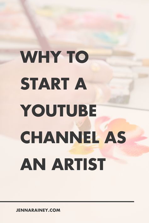 If you're an artist looking for a creative outlet, starting a YouTube channel is a great way to showcase your art and talents to a wider audience. Learn how one successful artist leverages YouTube to its fullest extent. Writing Titles, Jenna Rainey, Starting A Youtube Channel, Successful Artist, Sun Dog, Career Ideas, Youtube Business, Art Biz, Gallery Ideas