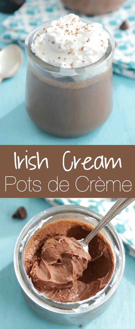 Desserts Pudding, Food Pastries, Irish Chocolate, Rich Chocolate Dessert, Dessert Pots, Holidays Recipes, Cake Filling, Custard Desserts, Chocolate Custard