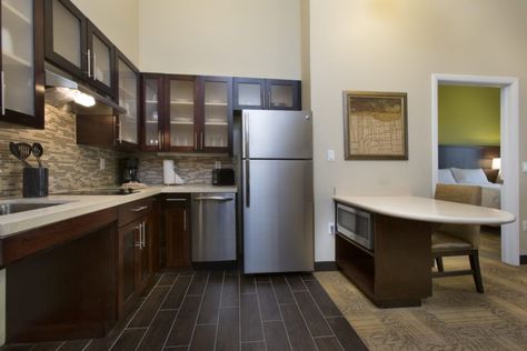 Staybridge Suites Orlando near SeaWorld suite kitchen Staybridge Suites, Two Bedroom Floor Plan, Seaworld Orlando, Orlando Hotel, Suite Life, Universal Orlando Resort, Orlando Resorts, Universal Orlando, Sea World