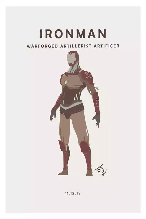 Warforged Artificer, Howard Stark, Arte Nerd, Dungeons And Dragons Classes, Dungeons And Dragons Characters, D&d Dungeons And Dragons, Dungeons And Dragons Homebrew, Superhero Theme, Dungeon Master