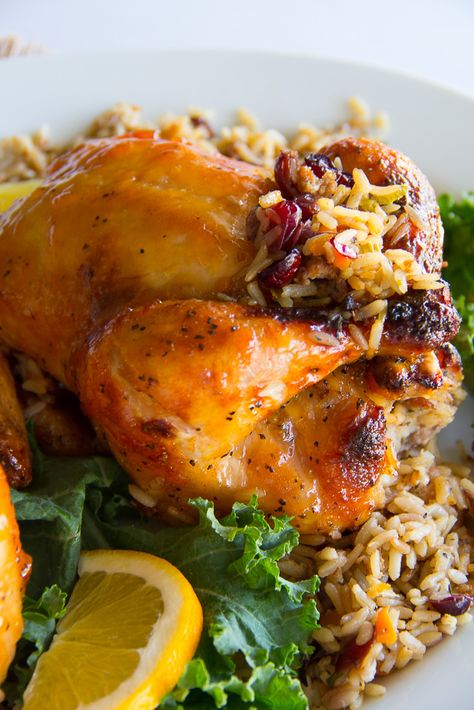 Game Hen Recipes, Cornish Game Hen Recipes, Roasted Cornish Hen, Brown Rice Pilaf, Cornish Game Hens, Apricot Glaze, Cornish Hen Recipe, Game Hens, Cornish Hen