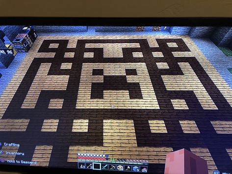 Minecraft Floor Design Minecraft Floor Pattern, Minecraft Floor Designs, Minecraft Interior, Minecraft Interior Design, Minecraft Games, Minecraft Room, Patterned Floor Tiles, Minecraft Decorations, Laser Lights