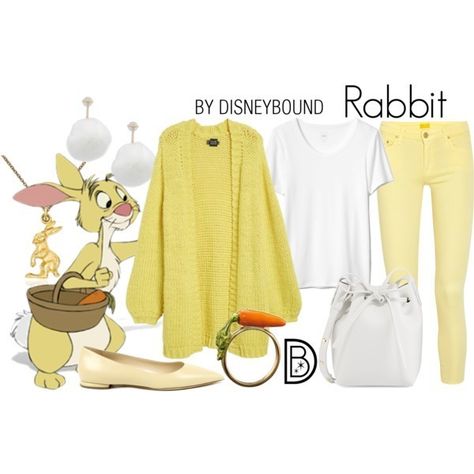 winnie the pooh | DisneyBound Rabbit Disneybound, Rabbit From Winnie The Pooh, Winnie The Pooh Rabbit, Disney Diys, Pooh Costume, Disneybounding Ideas, Winnie The Pooh Costume, Disney Character Outfits, Disney Bound Outfits Casual