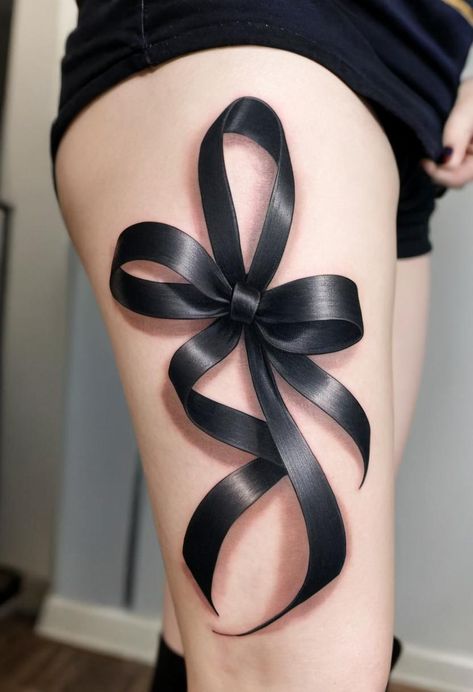 Ribbon tattoos are more than just decorative art; they carry deep meanings, from awareness and support to personal expression. Explore the various designs and the symbolism behind this timeless tattoo choice. Check more at https://tattooshopped.com/177-ribbon-tattoos-symbolism-and-stunning-designs/ Tattoo Ribbon Banner, Black Ribbon Tattoo, Ribbon Tattoo Designs, Purple Ribbon Tattoos, Tattoos Inspo, Timeless Tattoo, Ribbon Tattoos, Chicano Drawings, Ribbon Banner