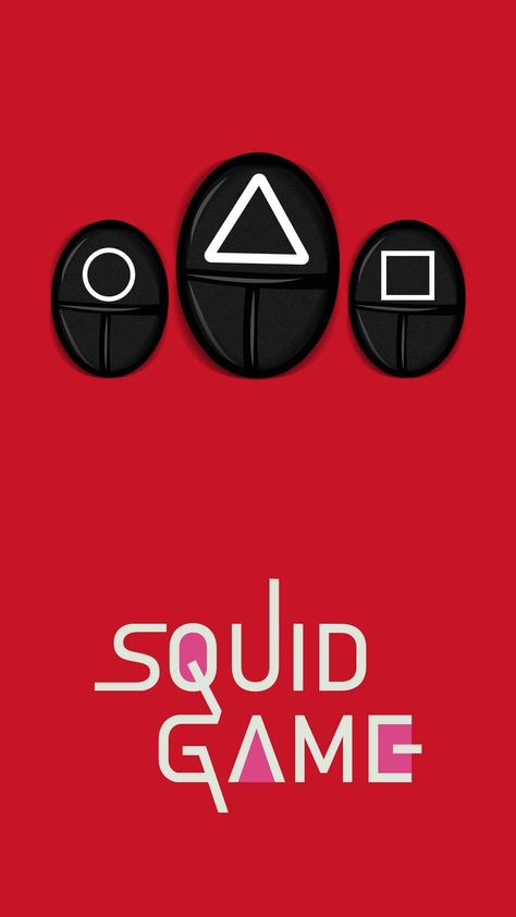 #squid_game #kdrama #symbol #parallel Squid Game Poster, Squid Game Wallpaper, Crazy Games, Game Wallpaper, Art Zine, Class Of 2016, Crazy Wallpaper, Game Poster, Graffiti Wallpaper