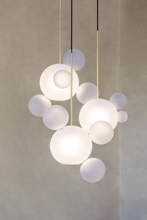 Bolle Frosted Chandelier Circular Frosted Pendant Light, Living Room Design Inspiration, Bubble Lights, Make Beauty, Soap Bubbles, Chandelier In Living Room, Glass Texture, Light Effect, Light And Shadow