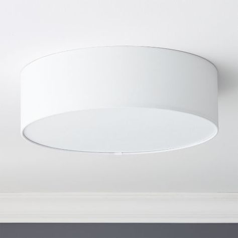 Modern Flush Mount Lighting | CB2 Drum Flush Mount Light, Black Flush Mount Light, Modern Flush Mount Ceiling Light, Modern Flush Mount Lighting, Flush Mount Ceiling Light Fixtures, Modern Flush Mount, Cfl Bulbs, Forging Metal, Mount Light