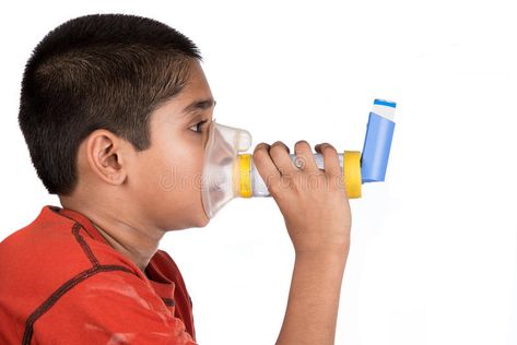 Asthma. Close up image of a cute little boy using inhaler for asthma. White back #Sponsored , #AFFILIATE, #Affiliate, #Close, #cute, #asthma, #image Reactive Airway Disease, Childhood Asthma, Asthma Remedies, Asthma Relief, Asthma Inhaler, Volunteers Needed, Reflux Disease, Inflammation Causes, Asthma Symptoms