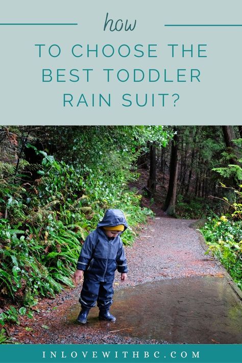 How To Choose The Best Toddler Rain Suit? #toddlerrainsuit #raingear Kids Rain Gear, Gum Boots, Outdoorsy Kids, Gum Boot, Toddler Gear, Toddler Suits, Toddler Outdoor, Rain Suits, Rain Suit