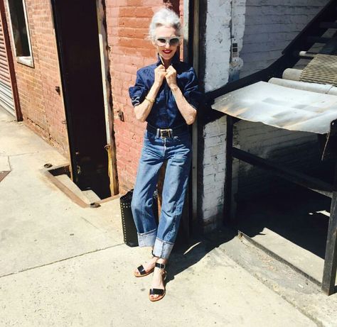 lindaandwinks Linda Rodin Style, Linda Rodin, Quoi Porter, Style Muse, Quirky Fashion, Advanced Style, Ageless Style, Ageless Beauty, Over 50 Womens Fashion