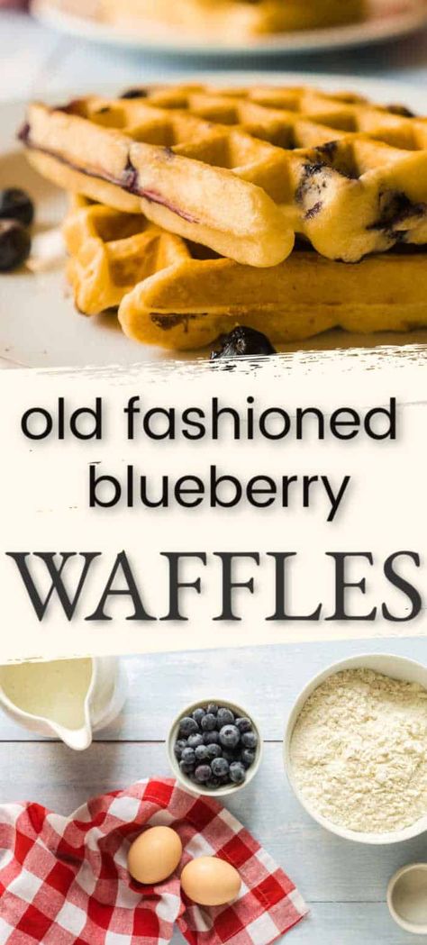 Blueberry Waffles Recipe, Blueberry Waffle, Buttermilk Blueberry, Waffle Batter, Buttermilk Waffles, Blueberry Waffles, Waffles Easy, Healthy Brunch Recipes, Special Breakfast