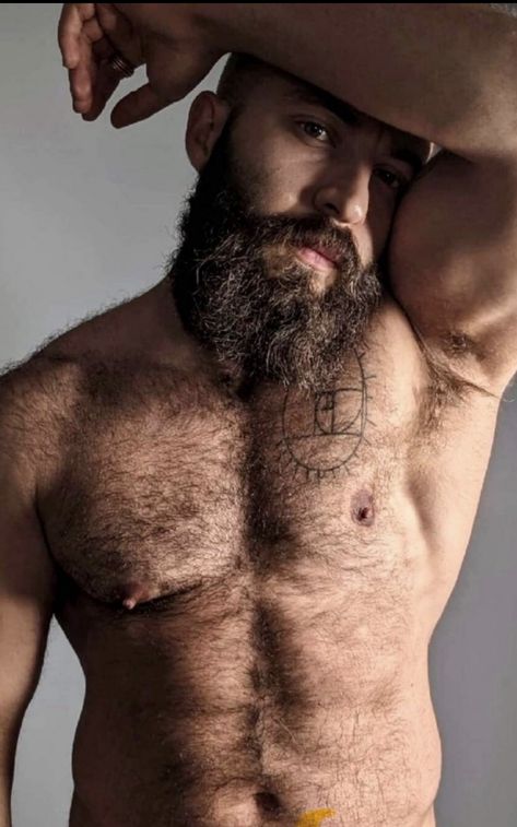 Essential Fashion, Epic Beard, Scruffy Men, Great Beards, Beard Tattoo, Bear Men, Beard Life, December 2022, Muscular Men