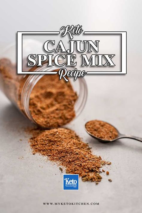 Easy Cajun Spice Mix. This easy homemade spice blend is loaded with southern flavors and is perfect for making dirty rice and blackened meats and fish. It had no additives, no preservatives and is sugar free. Ideal for anyone eating keto, gluten free or paleo. Cajun Spice Recipe, Cajun Spice Mix, Louisiana Gifts, Paleo Sauces, Cajun Spice, Homemade Spice Mix, Dry Mixes, Mardi Gras Food, Spice Mix Recipes