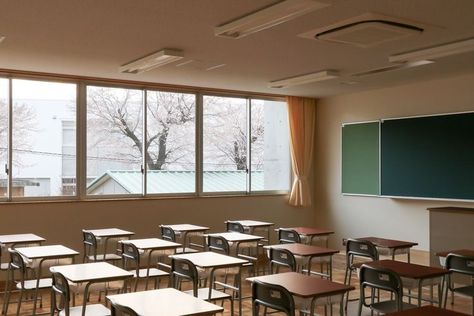 Classes Aesthetic, Classroom Interior, The Garden Of Words, Japanese School, Anime Background, Chalkboard, The Story, High School, Bleach