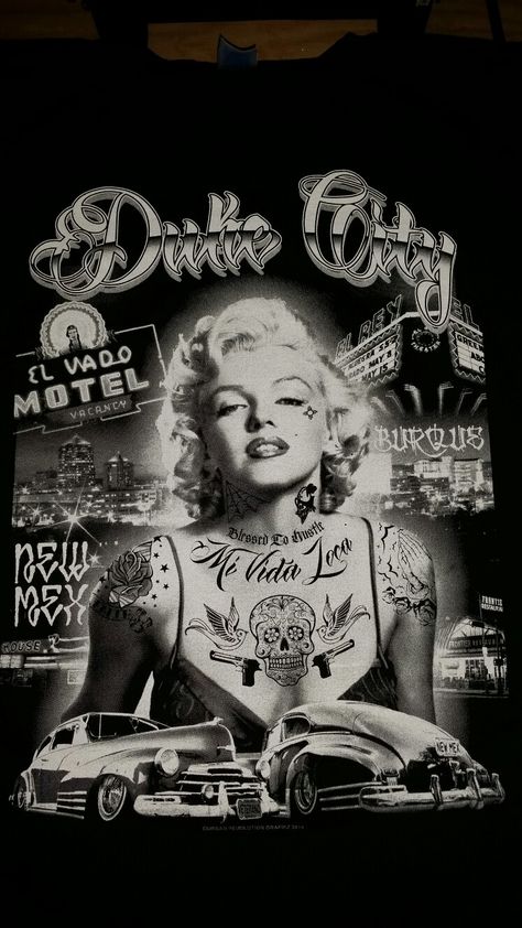 Duke City aka Albuquerque, NM "Monroe Reppin da 505" Marilyn Monroe Painting, Duke City, Harley Davidson Art, Cholo Art, Lowrider Art, Custom Screen Printing, New Mexican, Marilyn Monroe Photos, Lowrider