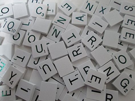 WHITE Wood Scrabble Tiles with Black Letters ~ Set of 100... https://smile.amazon.com/dp/B019J74I2K/ref=cm_sw_r_pi_dp_TdoJxb6YKQCW5 Scrabble Wedding, Nyc Wedding Venues, Letter Tiles, Wholesale Craft Supplies, Cheap Wedding Venues, Wood Letter, Storing Craft Supplies, Tile Games, Affordable Wedding Invitations