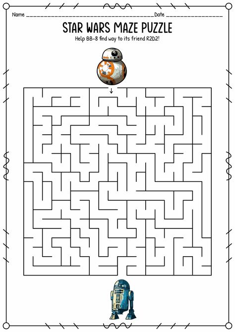 Maze Template Free Printable, Star Wars Worksheets, Counting Money Activities, Mazes Printable, Star Wars Activities, Counting Money Worksheets, Star Wars Printables, Star Wars Classroom, Money Activities