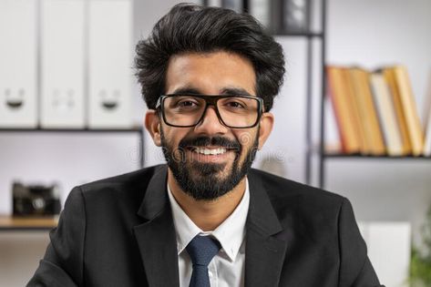 Portrait of happy smiling bearded indian business man in formal suit at office looking at camera stock image Indian Business Man, Formals For Men, Indian Man, Business Formal, Men Formal, Formal Suits, Business Man, Stock Images