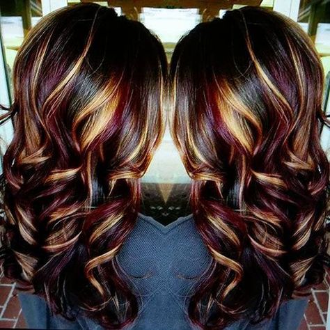 Winter/fall color. Hmmm....? Love it, love it, love it! Choosing Hair Color, Balayage Blonde, Fall Hair Color For Brunettes, Pretty Hair Color, Winter Hair Color, Trendy Hair Color, Hair Color Highlights, Hair Color And Cut, Hair Color Balayage