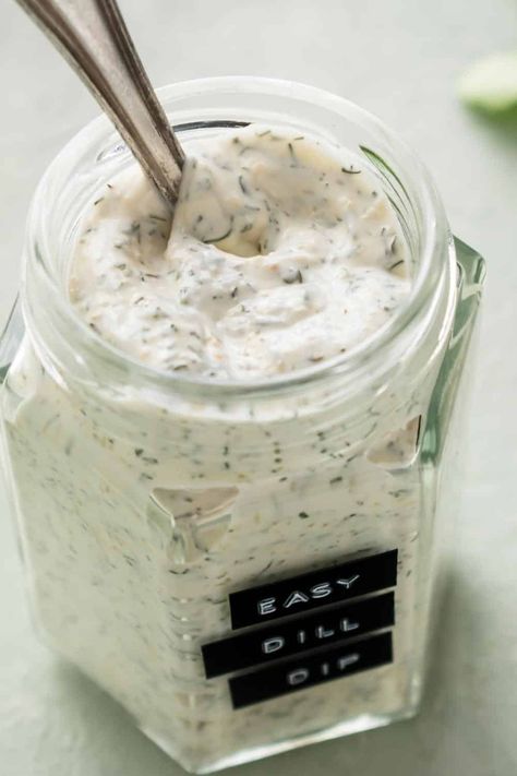 Easy Homemade Dill Dip Recipe Made In 1 Minute Homemade Tartar Sauce Easy, Easy Tartar Sauce, Dill Dip Recipes, Tartar Sauce Recipe, Homemade Pickles Dill, Pickle Dip, Dill Dip, Chia Recipe, Homemade Tartar Sauce