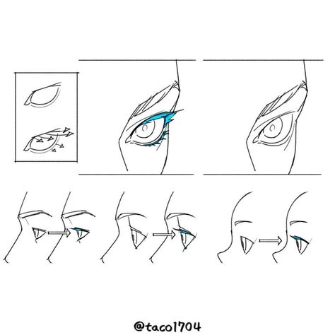 🍬 Procreate Free Brushes 🍬 on Instagram: “How to draw eyelashes by taco1704 (twitter) - Thank you:) ⠀ If you are the author, and against the publication of your content, then write…” Eyelash Drawing Anime, Drawing Eyelashes Anime, Eyes With Eyelashes Drawing, Taco1704 Eyes, Eyelashes Reference Drawing, How To Draw Anime Eyelashes, Eyelashes Reference, Eyelash Drawing Reference, Eyelash Reference