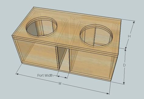 Box for 2 skar vxf 12's - Subwoofers / Enclosures - #1 Car Audio Enthusiast Forum in the world! | SMD | Meade916 Simple Box Design, 12 Subwoofer Box, 12 Inch Subwoofer Box, Diy Subwoofer Box, Custom Subwoofer Box, Custom Speaker Boxes, Subwoofer Wiring, Diy Subwoofer, 12 Inch Subwoofer