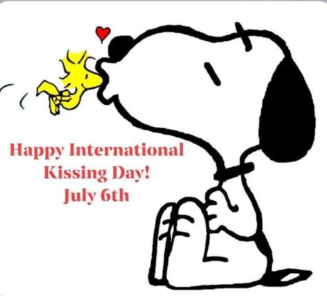 International Kissing Day, Kiss Day, July 6th, Snoopy, Fictional Characters