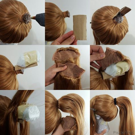 Cosplay Wig Tutorial, Volume Ponytail, Your Cosplay, Diy Kostüm, Wig Styling, Ponytail Wig, Costume Tutorial, Cosplay Hair, Cosplay Tutorial