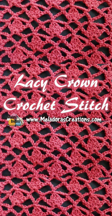 Crown Crochet, Crochet Stitch Pattern, Lacy Crochet, Crochet Shell, Crochet Stitches Free, Crochet Geek, Baby George, Shell Stitch, Crochet Stitches For Beginners