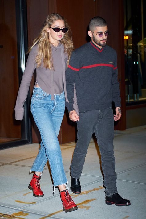 Celebrities Wearing Dr. Martens Boots [PHOTOS] – Footwear News Celebrity Dr Martens Outfit, Doc Martens Celebrities, Gigi Hadid Dr Martens, Celebrities Wearing Dr Martens, Gigi Hadid Pregnant, Meghan Roche, Gigi And Bella Hadid, Gigi And Bella, Dr Martens Outfit