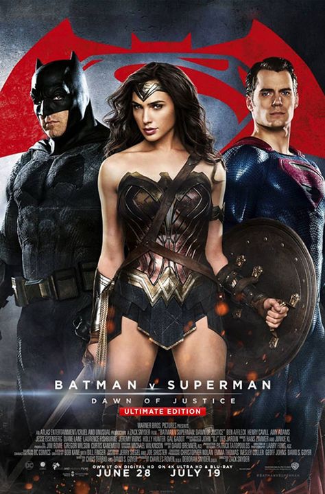 Batman Vs Superman Poster, Batman V Superman Poster, Batman Vs Superman Movie, Superman Poster, Superman Movie, Batman V Superman Dawn Of Justice, Superman Movies, Superman Dawn Of Justice, Gal Gadot Wonder Woman