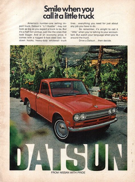 Nissan Pickup Truck, Compact Trucks, Datsun Pickup, Jeep Pickup Truck, Dodge Pickup Trucks, Pickup Truck Accessories, Nissan Pickup, Gmc Pickup Trucks, Vintage Pickup Trucks