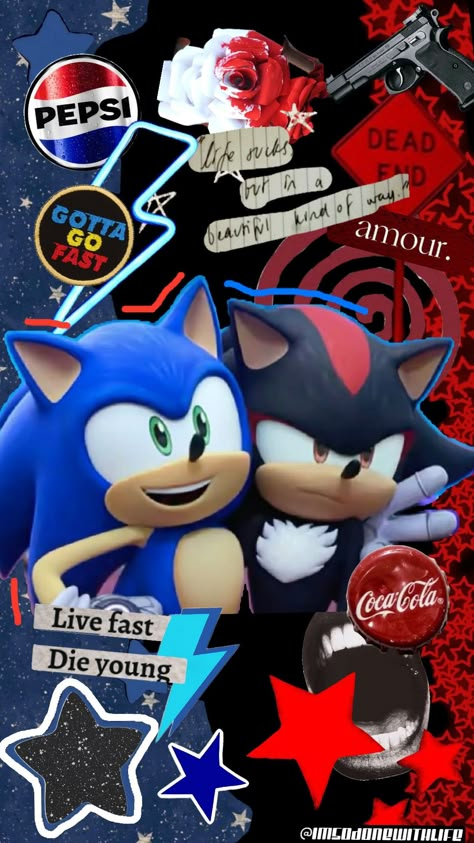 Prime! Sonic and Shadow wallpaper!! made by me!! (if you repost, please just give me credit) Sonic And Shadow Wallpaper, Shadow Wallpaper, Body Type Drawing, Character Bio, Shadow Sonic, Future Wallpaper, Hedgehog Art, Matching Wallpaper, Aesthetic Template