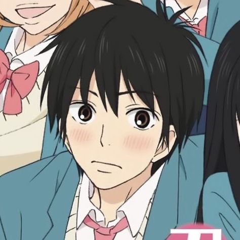 Kazehaya Pfp, Kimi Ni Todoke Kazehaya, Kimi Ni Todoke Matching Icons, Kazehaya Icon, Shouta Kazehaya, Animes Emo, Shojo Anime, Best Anime Couples, Anime Expressions